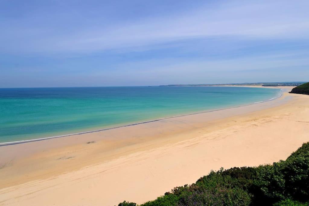 Oceano - Carbis Bay, St Ives, 1 Bed Apartment With Free Parking Near To The Beach Exterior photo